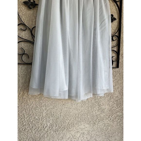Zara Midi Tulle Skirt - Size Small - Dove Gray - Picture 5 of 8
